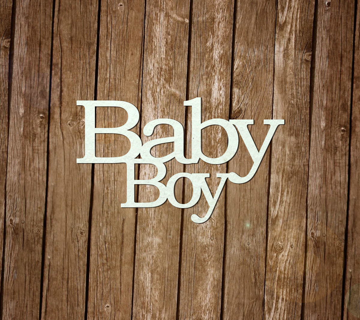 Надпись Baby