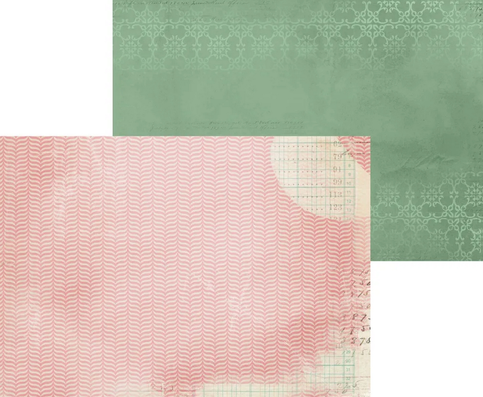 В ПУТИ до 5.04 Бумага Scrapodelie А4 "Пойдем гулять!" Розовые скобки и Зелёный