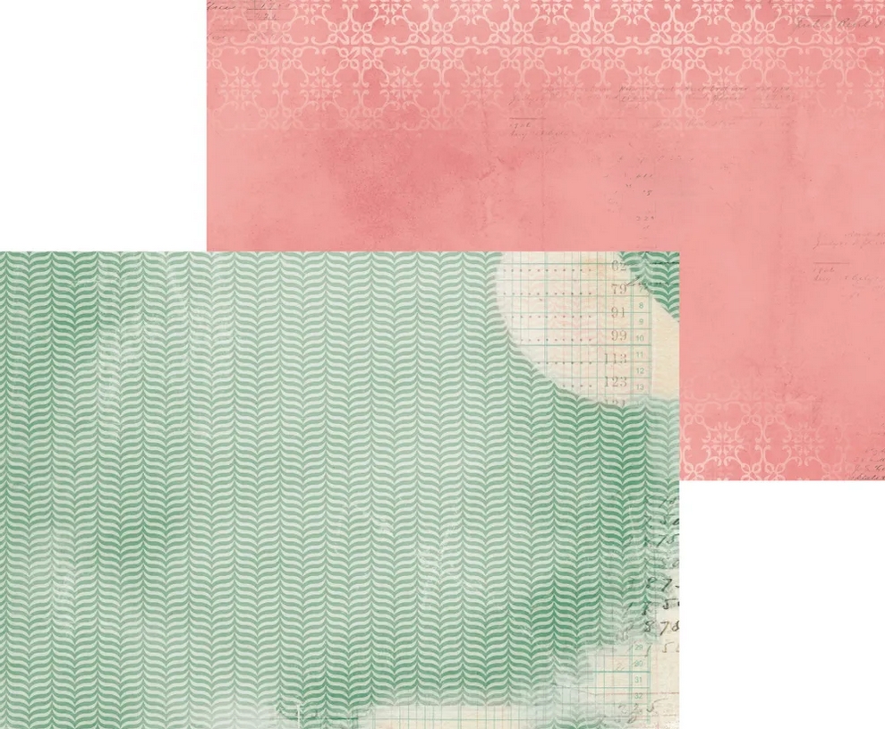 В ПУТИ до 5.04 Бумага Scrapodelie А4 "Пойдем гулять!" Зелёные скобки и коралловый